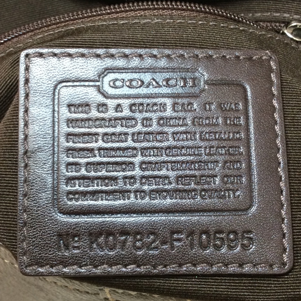 Rare Coach Soho Metallic Goat Leather Y2K Buckle Flap Shoulder Bag - Picture 16 of 17